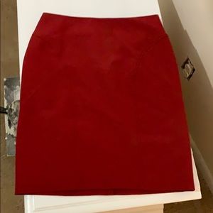 Red skirt